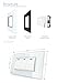 LIVOLO Push Button Switch White US/AU Standard 3 Gang 2 Way Light Switch Luxury Tempered Glass Panel,AC110-220V,C3K3S-81