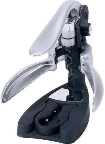 Tuscani Titanium Series Deluxe 4 Piece Corkscrew Set with 2 Bonus Drop Stops