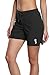 SOCIALA Long Boardshorts Women Surf Swim Shorts Beach Board Shorts Swim Bottoms Black