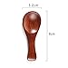 sansheng 10PCS Wooden Spoons Mini Condiments Sugar Seasoning Salt Honey Teaspoon,wooden candy spoon