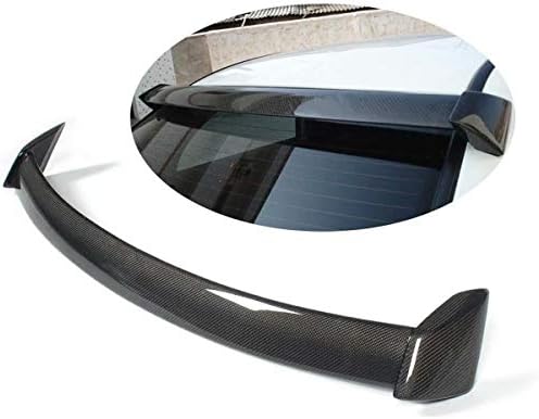 に適合スバルインプレッサwrx Sti 00 07カーボンファイバーcfリアルーフスポイラーリップウィング