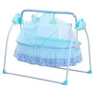 CBBAY Electric Cradle for Baby,Automatic Baby Basket Electric Rocking Multi-Function Baby Swing Cradle Bed