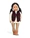 Our Generation Tamaya-Doll (N) with Red Fur Vest 18