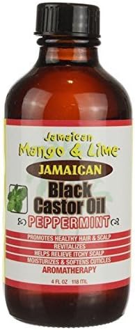 Peppermint Black Castor Oil by Jamaican Mango