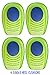 el + Memory Foam Shock Absorbing Heel Cups for Kid's with Sensitive Heels, Heel Spurs and General Foot or Ankle Pain, 2 Pairs, 4 Single Heelcups (Kids Size 3-7)
