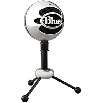  Blue Snowball Usb Microphone Brushed Aluminum