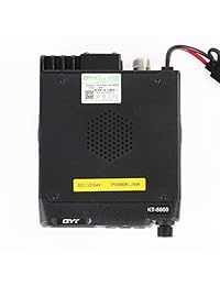 QYT KT 5800 VHF de correa doble de 25 vatios 12 24 V: 136 174 MHz UHF: 400 480 MHz Transceptor móvil FM, radio de jamón portátil con cable de programación