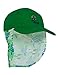 Tuga Boys Flap Sun Hat (UPF 50+), Moss, Large