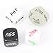 4 Pcs of Set Spicy Dice Funny Couple Erotic Flirt Toys Adult Games