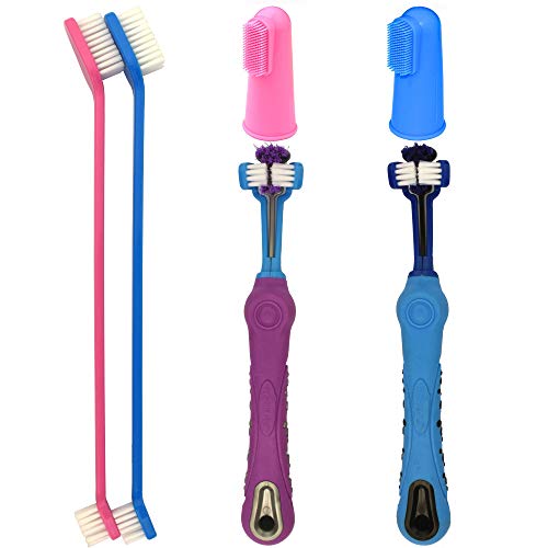 RosyLife Pet Dog Soft Toothbrush Dog Toothbrush Finger Toothbrush pet Toothbrush Small to Large Dogs (6 pcs) - Thumbnail 6