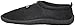 Men's Footwear Aqua socks Front Zippers Rubber Water Shoes - 3 Colors - Sizes 7-13 (10, Black)
