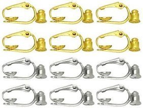 UPC 701748822823, 6 Pair Clip on Earring Converter, Easy for None Pierced Ears By Sylvia&#39;s Treasure