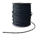 Wordless Bracelet Kit- Black, White, Red, Green, Yellow Plastic Beads-5 Pack- 9mm Opaque 1,000 Count Each- 100 Yards Waxed Cotton Thread Cord