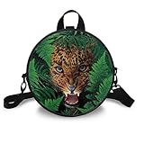 SEANATIVE PU Leather Round Shoulder Tote Bag for