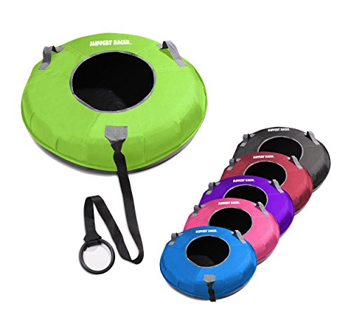 Slippery Racer Grande XL Commercial Inflatable Snow Tube Sled - Green