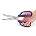 WORKPRO Kitchen Scissors 10-inch Heavy Duty Stainless Steel Made with TPR Soft Handle, Multi-Function for Poultry, Fish, Meat etc