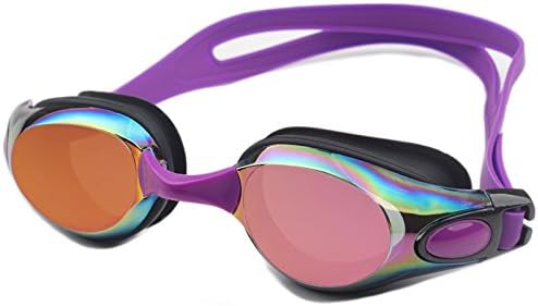 LOLPI Swim Goggles, Swimming Goggles With Streamline Design - Premium UV Protection Anti-Fog and 180 Degree Vision, Triathlon Goggles for Adult Men Women Youth