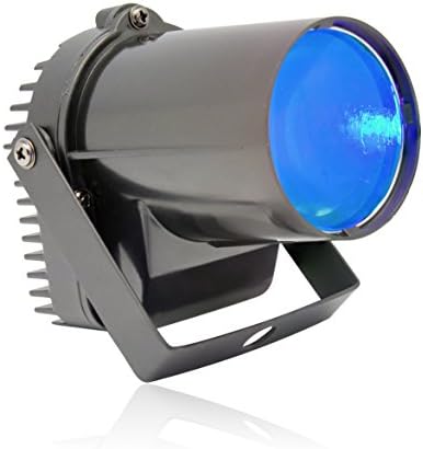 Sumger Mini Blue LED Beam Stage Light Spotlight Mount Pinspot Stage Projection DJ Effect Stage Lighting Lamp Single Beam DJ Lighting for Wedding KTV Pub Party Ballroom Home Decorative Lights