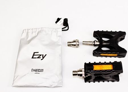 MKS XP EZY Fahrradpedale Pedal Steckpedal schwarz Citypedal + Reflektor A377