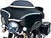 Kuryakyn 5029 Motorcycle Lighting: Fairing Mounted H3 Halogen Lamp Driving Lights with Turn Signal/Blinker Light for 1997-2019 Harley-Davidson Motorcycles, Gloss Black, 1 Pair