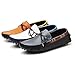 SUNROLAN Men's Fashion PU Leather Dress Casual Driving Moccasins Loafers Shoes