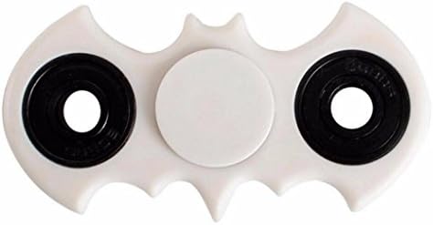 TO TOPLAY Bat Fidget Spinner Toy Stress Reducer High Speed Bearing- Perfect For ADD, ADHD, Anxiety, and Autism Adult Children (White)