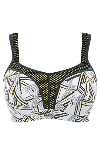 Panache Ultimate High Impact Underwire Sports Bra, 38G, Stripe Print