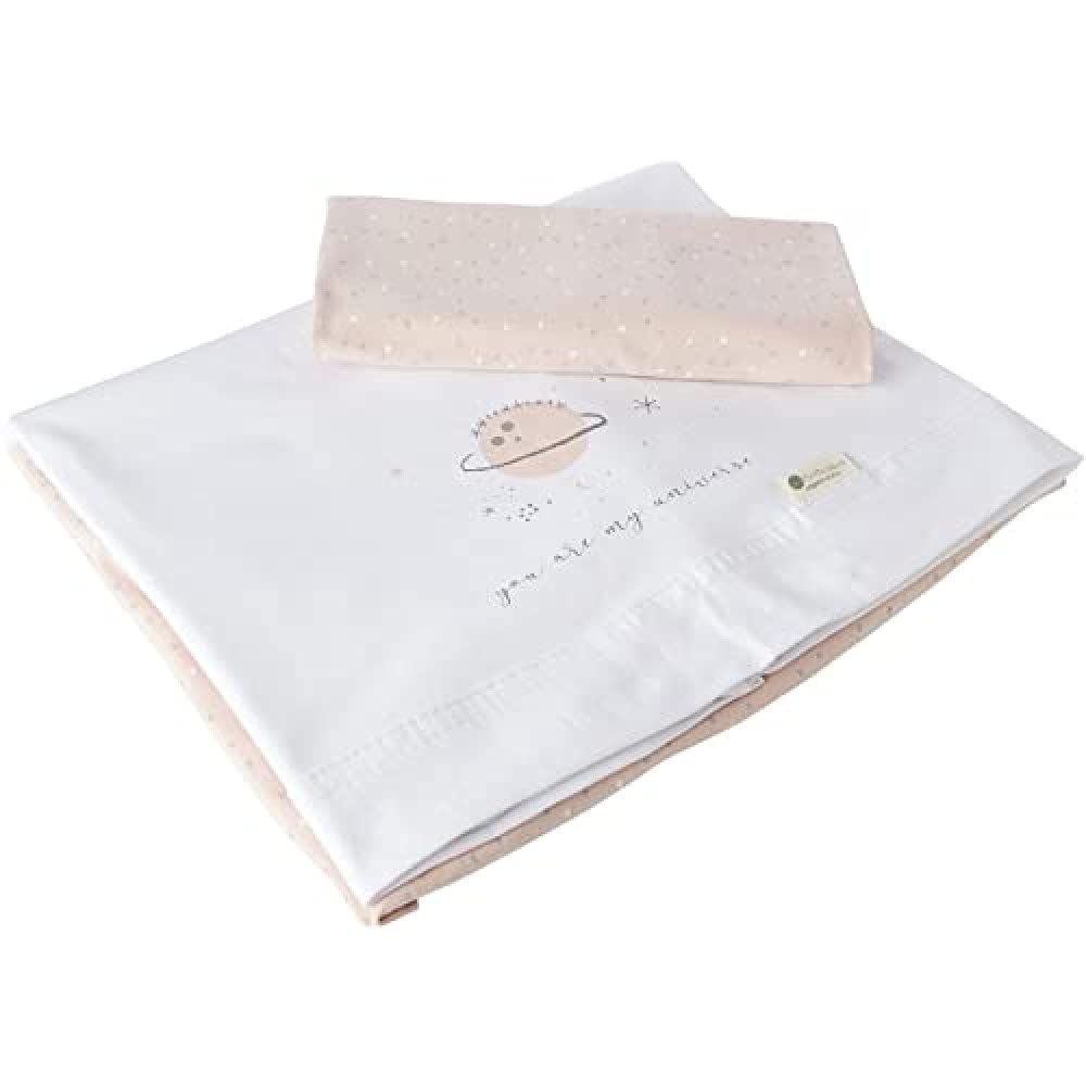 Bimbi Casual Tript.Pto.Mini 50X80 681 Planet 507 04 Sheets, Unisex