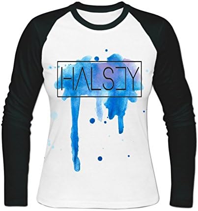 Unlocked Will Women's Customized Fashion Digital Music Halsey Baseball Shirts L White