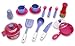 Velocity Toys Deluxe Beauty Kitchen Appliance Cooking Play Set 24