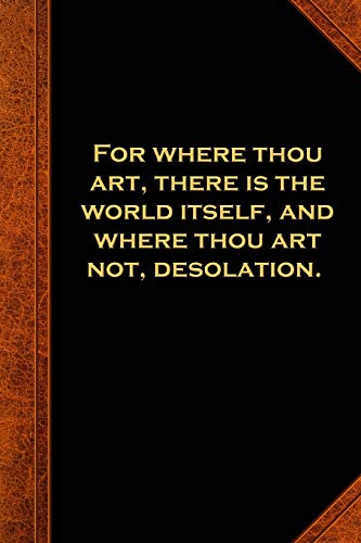 2019 Daily Planner Shakespeare Quote Where Thou Art 384 Pages: (Notebook, Diary, Blank Book) (2019 Planners Calendars Organizers Datebooks Appointment Books Agendas) by Distinctive Journals