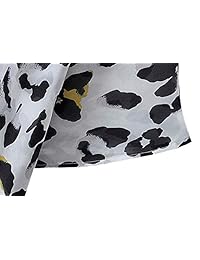 Kimono floral para dama, media manga, de gasa, suelto, para playa