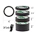 Black Masking Tape Painters Tape 1 1/2 3/4 2 inch 4 Rolls Adhesive Wide Thin Thick Skinny Bulk for Decorative Wall | UQRUI