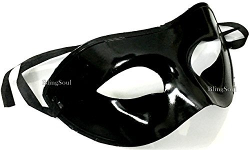 Dakota Johnson's Fifty Shades Darker Mask - Anastasia Steele Silver Masquerade (Black Men)