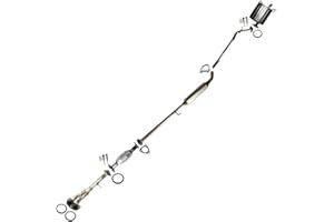 Northeastern Exhaust Stainless Steel EPA Approved Complete Exhaust System kit compatible with 1997-2001 Honda CR-V 2.0L-Includes Gaskets, Clamp and Bolt Kits