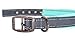 Black Rhino – The Comfort Collar Ultra Soft Neoprene Padded Dog Collar for All Breeds – Heavy Duty Adjustable Reflective Weatherproof (Large, Aqua/Grey)thumb 3