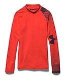 Under Armour Boys' UA ColdGear Armour Big Logo Fitted Mock