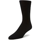 Bresciani Mid-Calf Himalayan Cashmere Silk Blend Men's Italian Dress Socks