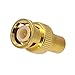 VCE (5-Pack) Gold-Plated RCA Female Jack to BNC Male Plug Adapters Coaxial Connector for CCTV Security Camera Adapter