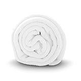 Luxe Beauty Essentials Microfiber Hair Towel, 23-By-40-Inch - White