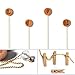 Olakee Hanging Photo Display Picture Frame Collage Picture Display Organizer with 30 Wood Clips for Wall Decor Hanging Photos Prints and Artwork