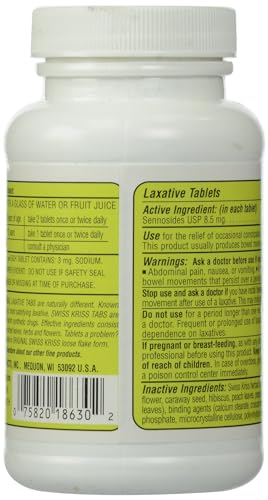 SWISS KRISS Laxative HRBL, 250 Ounce