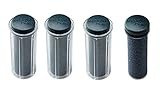 Emjoi Micro-Pedi Black Super-Coarse Refill Rollers/Set of 4