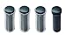 Emjoi Micro-Pedi Black Super-Coarse Refill Rollers/Set of 4