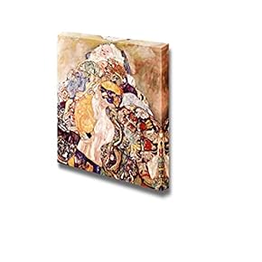 Baby by Gustav Klimt - Canvas Print Wall Art Famous Oil Painting Reproduction - 12" x 12"