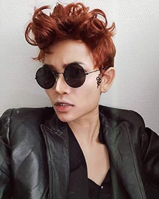 Crowley good omens wig Clearance