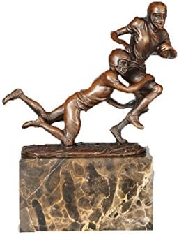 Toperkin New Arrival Home Decor American Football Metal Statue Sculpture TPE-767