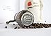 Bazaaranatolia Turkish Grinder, Spice Grinder, Salt Grinder, Pepper Mill 4.2'' (Dark Silver)