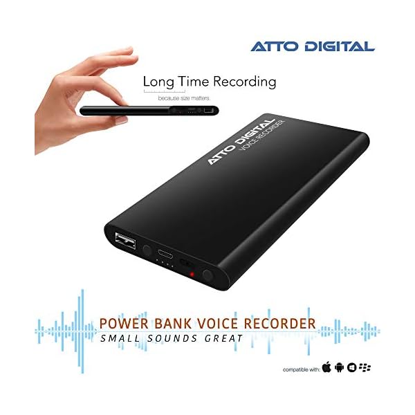 Voice Activated Recorder with The Longest Battery Life, Continuous