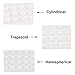 Sunmns 205 Pieces Self Adhesive Small Clear Rubber Feet Transparent Noise Dampening Protect Bumper Pads for Furniture, Computer, Drawer and Others